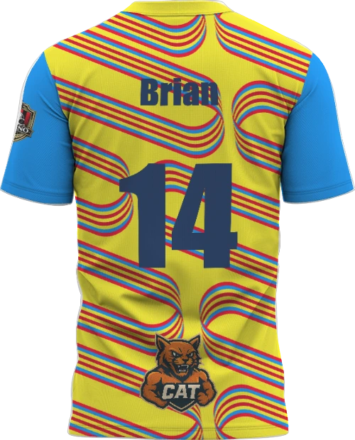 Example sports T-shirt customizer preview 12